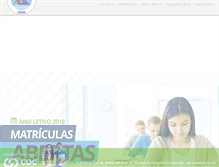 Tablet Screenshot of colegiocoin.com.br